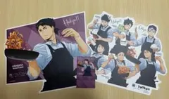 ハイキュー　大戸屋　ビジュアルボード　牛島若利 黒尾　北　及川　澤村　木兎