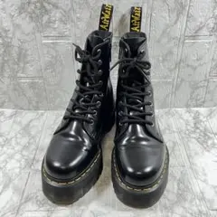 【極美品】Dr.martens JADON厚底ソール8ホールUK7 サイドジップ