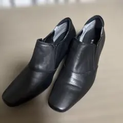 かめくむ様専用美品/卑弥呼 ブラック レザーショートブーツ ブーティ/