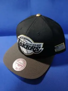 Mitchell & Ness NBA 裏ツバ ゴールド ロサンゼルスレイカーズ