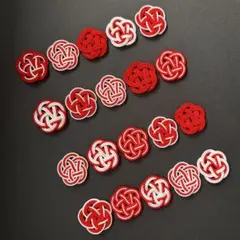 【ひな祭り。❀】紅白 水引 20個 №0214