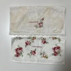 ローラアシュレイ　ハンドタオル　 タオル 新品　２枚セット