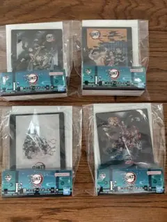 鬼滅の刃　一番くじ　Ｆ賞　ミニアートボード 4点セット