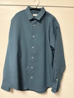 A Day in the Life　青色 長袖シャツ 裾に白化あり