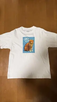 CHARI&CO 猫プリント Tシャツ 短丈のサムネイル