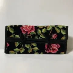 未使用　HOTMAN 花柄 ティッシュボックスカバー　シェニール織