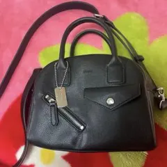 ライダースミニボストンバッグ 黒のサムネイル