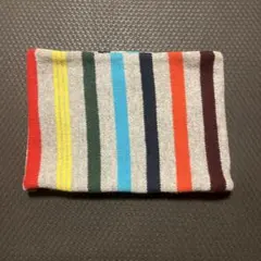 キッズ用ストライプマフラー　ネックウォーマー　GAP