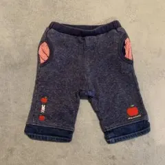 miki HOUSE デニム風パンツ 70サイズ