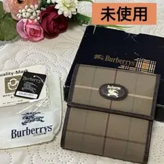 訳あり未使用✨️BURBERRY バーバリー 財布 折り財布 チェック ビンテージ