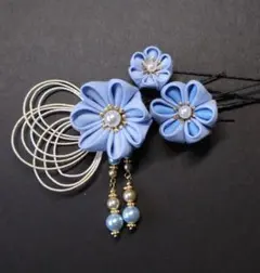 つまみ細工 髪飾り A7-13