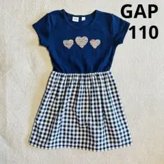 GAP KIDS 110cmキッズ子ども女の子半袖ワンピース 可愛いお出かけ旅行