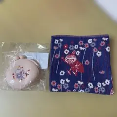 ムーミンリトルミィがま口財布とタオルセット