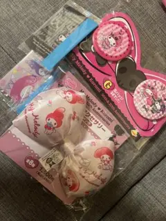 4点セット　セブン限定 マイメロ クロミ リボンアクセサリー