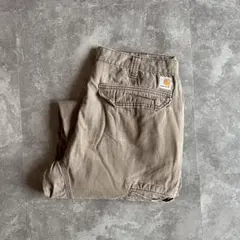 t*様 Carhartt ワークパンツ W34 L34 ブラウン ワイド 薄手