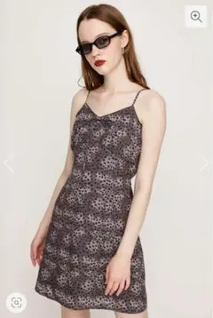 SLY スライ LEOPARD SHORT CAMI ワンピース 半袖 キャミ