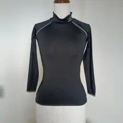 adidas ハイネック アンダーシャツ ブラック