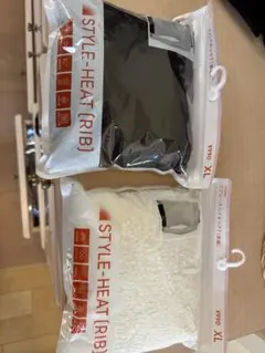 STYLE-HEAT(RIB) ハイネックTシャツ 2色セット XL