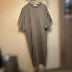LEPSIM カットソーワンピース ダークベージュF