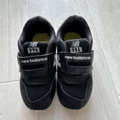 new balance 996 ブラック ベルト付きスニーカー