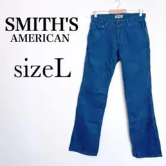SMITH'S AMERICAN コーデュロイストレートパンツ【L】ブルー