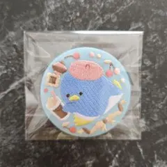 サンリオ　サンリオキャラクターズ　刺繍缶バッジ　ビスケット3　タキシードサム