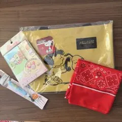 スヌーピーランチバッグすみっコぐらしランチセット(バンダナ付き)まとめ売り