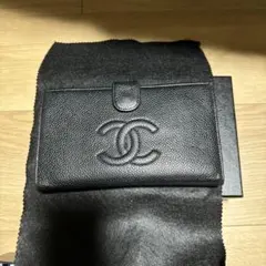 期間限定！CHANEL キャビアスキン がま口 正規品保証1161