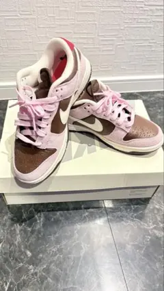 『試着のみ』Nike Dunk Low ピンク/カカオ