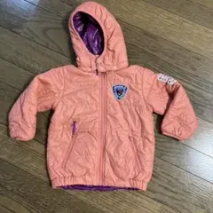 double.B フード付きアウター オレンジ　パープル　ダウン