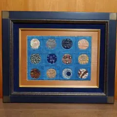 藍染め古布を使用した作品 獨楽 個展出品作品 - メルカリ