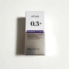 anua 0.3+ レチノール美容液 30ML