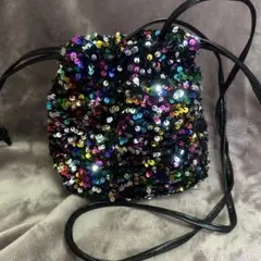 カラフルスパンコールショルダーバッグ