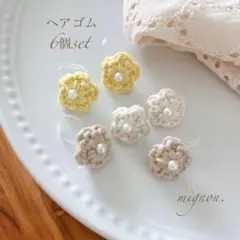 No.55 ❁ *:.。ベビー & キッズ ベビーヘアクリップ　ベビーヘアゴム