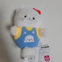 【大人気】しろたん　ハローキティ コラボ キーホルダー