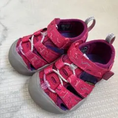 KEEN NEWPORT H2 12.5cm ピンク パープル 水陸両用サンダル