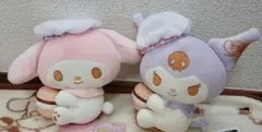 サンリオキャラクターズ ましゅまるうむ　メロクロ　ぬいぐるみ