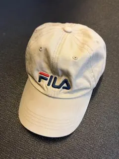 FILA ベージュキャップ ロゴ刺繍　57-59cmのサムネイル