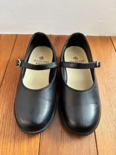 ハルタ　ブラックフォーマルシューズ　18cm