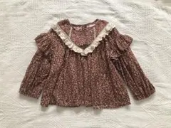 ZARA 小花柄チュニック　ブラウス