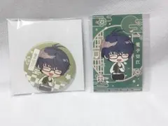 刀剣乱舞 篭手切江 和風缶バッジ・非売品カード セット