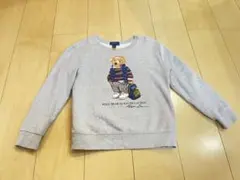 ラルフローレン　ポロベア　トレーナー　グレー