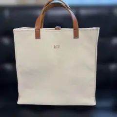 kii キャンバス トートバッグ　生成り