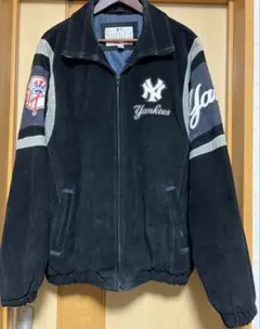 【MLB公式】NYヤンキース レザージャケット L G-III スエード 本革