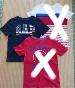 GapKids Tシャツ 紺色のみ 130cmのサムネイル