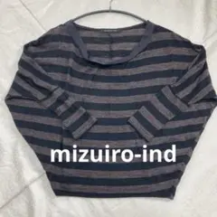 mizuiro ind　ミズイロインド　ドルマンスリーブカットソー　春秋ニットのサムネイル