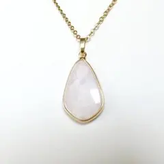 ローズクォーツAAA✴️天然石ネックレス✧①