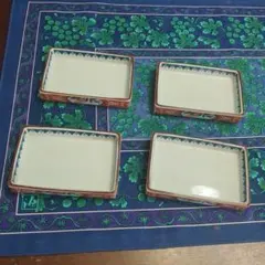 庫山窯　小皿4個セット