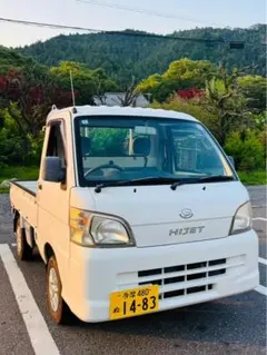低走行！ダイハツ ハイゼットトラック パワステ、エアコン付き 2.4WD 