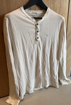 Abercrombie & Fitch M アイボリー 長袖カットソー